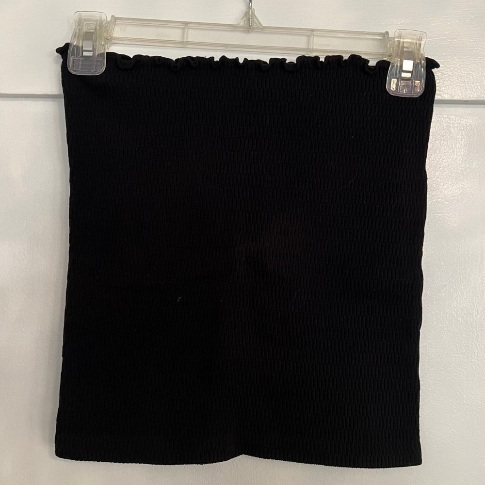 Black Strapless Top from Aqua